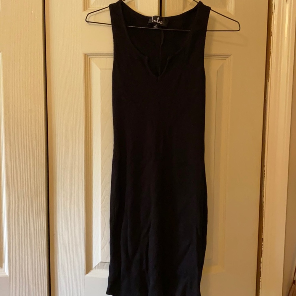 Fitted ribbed dress